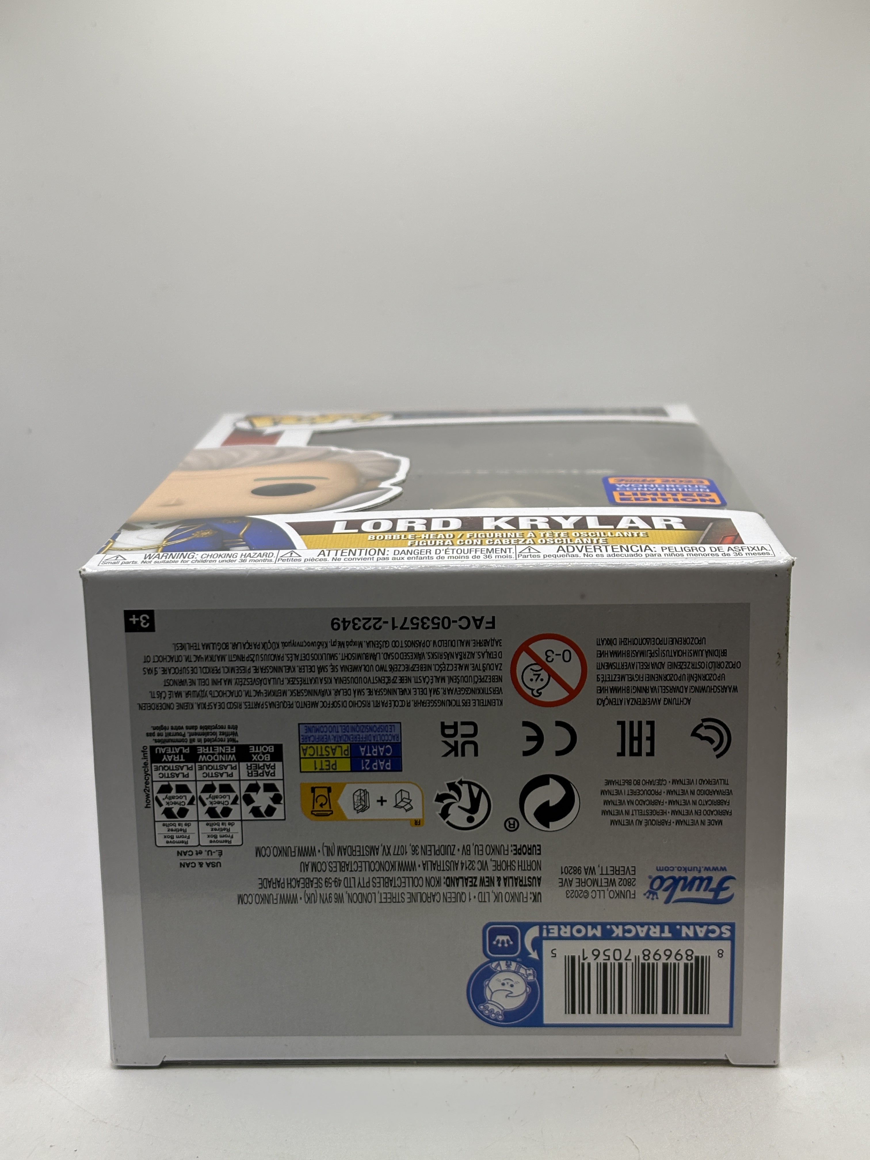 Funko POP! Marvel Ant-Man and the Wasp Quantumania #1218 Lord Krylar Bobble-Head 2023 Wondrous Convention Limited Edition — bottom